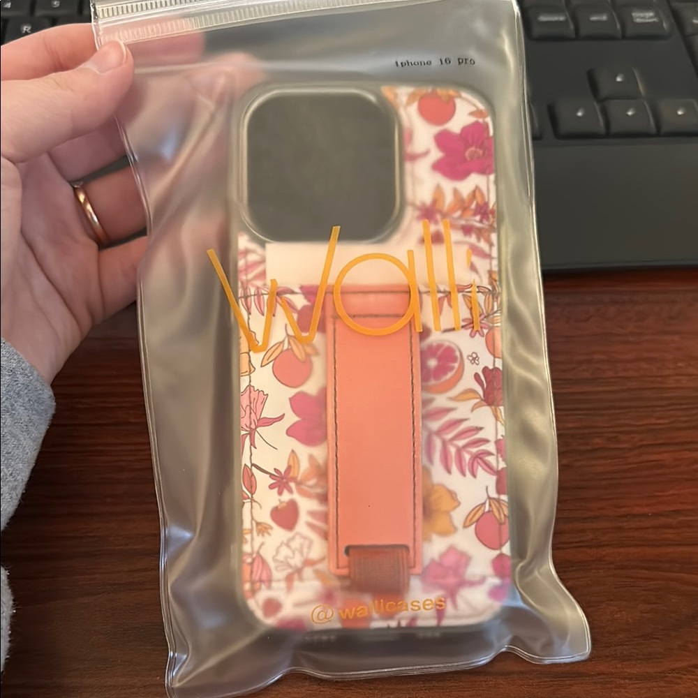 Wallis Floral Phone Case with Pink and Orange Accents